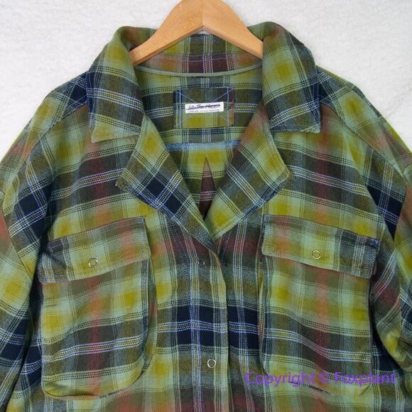 New!  Free People Izzy Cargo Oversized Shirt, size XL - Picture 9 of 16